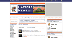 Desktop Screenshot of hattersnews.co.uk