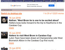 Tablet Screenshot of hattersnews.co.uk